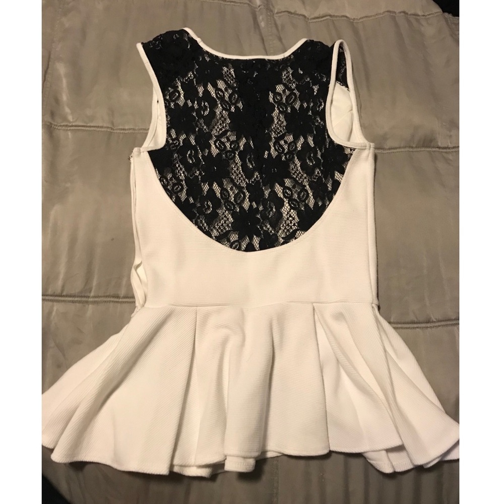 Black Lace Blouse